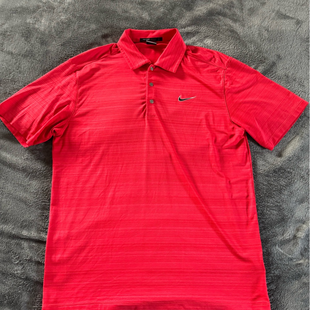 Nike Tiger Woods Golf Polo Shirt Size Medium